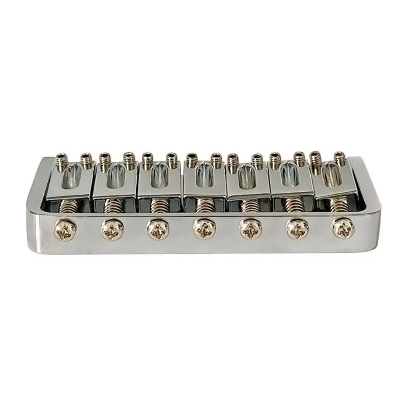 R6FE 7 String Hard Tail Fixed Guitar Bridge with Screws & Wrench Top Load Tailpiece for Precisions Electric Instrument
R6FE 7 String Hard Tail Fixed Guitar Bridge with Screws & Wrench Top Load Tailpiece for Precisions Electric Instrument