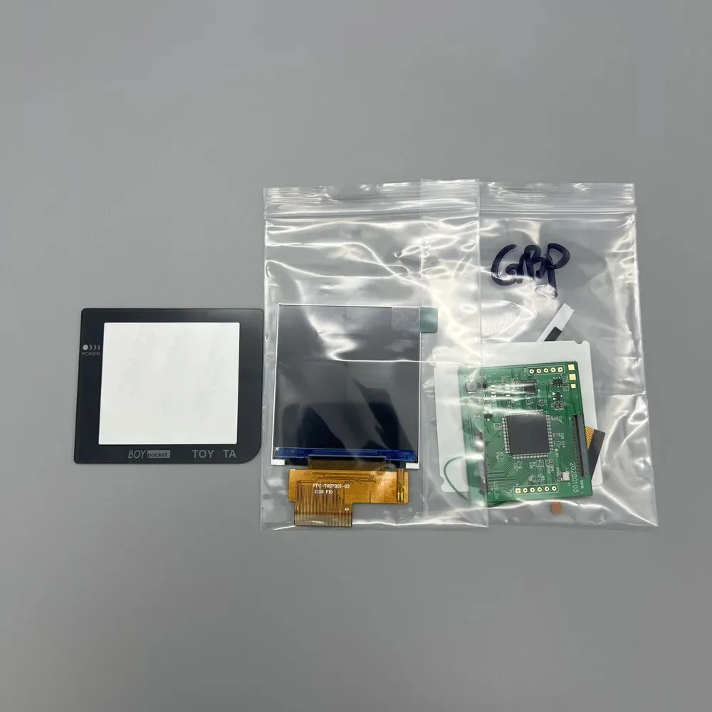 new GBP LCD screen. Easy to install 2.6 "original size IPS high brightness LCD screen is suitable for Nintendo Gameboy pocket
new GBP LCD screen. Easy to install 2.6 "original size IPS high brightness LCD screen is suitable for Nintendo Gameboy pocket