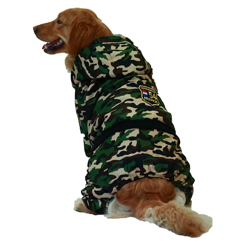 Big Dog Clothes Autumn and Winter Clothes Puppy Clothes VIP Labrador Small, Medium and Large Dog Camouflage Four-legged Clothes
Big Dog Clothes Autumn and Winter Clothes Puppy Clothes VIP Labrador Small, Medium and Large Dog Camouflage Four-legged Clothes