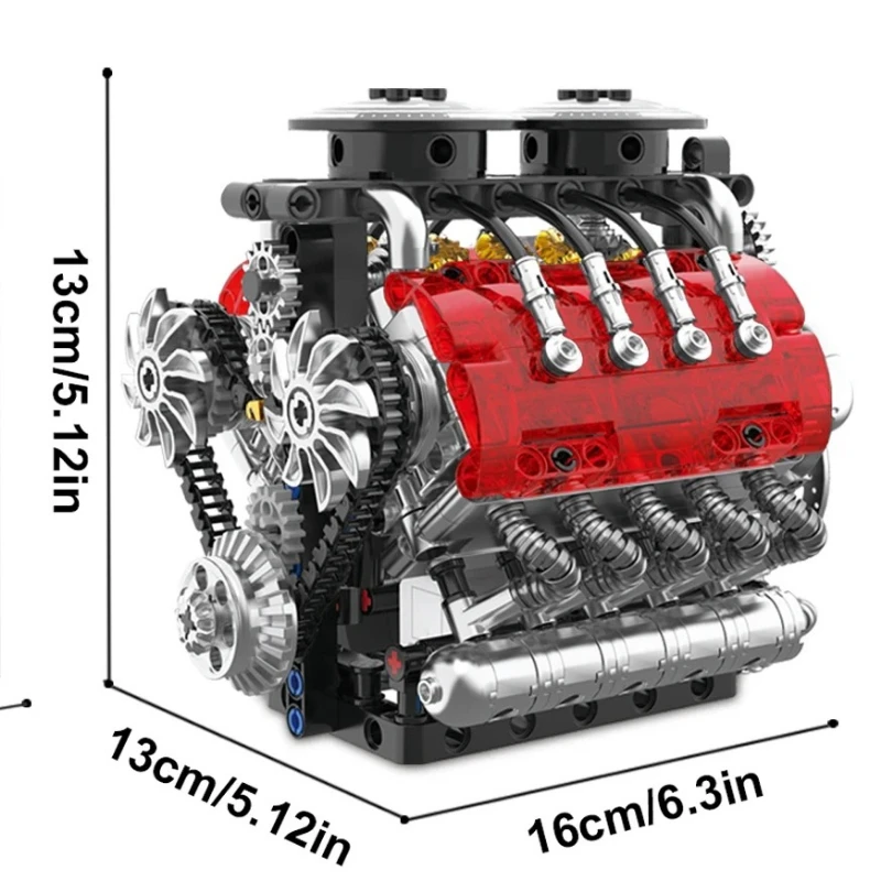 G8911 Набор для сборки модели двигателя V8 с двойным турбонаддувом, 548 деталей, мелкие строительные блоки, игрушки-конструкторы DIY
G8911 Набор для сборки модели двигателя V8 с двойным турбонаддувом, 548 деталей, мелкие строительные блоки, игрушки-конструкторы DIY
