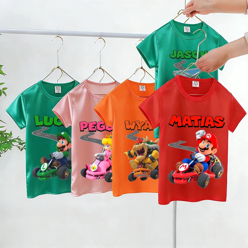 Super Marios Kid T-shirt Clothes Girl Boy Short Sleeve Summer Tee Clothes Tops Cartoon Print Children Shirt Birthday Gift 2026
Super Marios Kid T-shirt Clothes Girl Boy Short Sleeve Summer Tee Clothes Tops Cartoon Print Children Shirt Birthday Gift 2026
