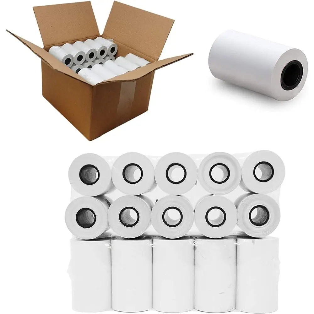 50 GSM 2-1/4 x 75mm Thermal Paper, 4 Cases, 200 Rolls for Various Mobile Printers
50 GSM 2-1/4 x 75mm Thermal Paper, 4 Cases, 200 Rolls for Various Mobile Printers