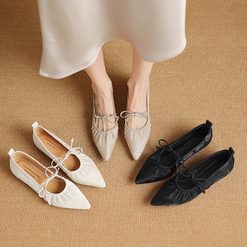 2026new spring autumn women pumps natural leather plus size 22-25 cm cowhide+pigskin+sheepskin pointed toe lace-up women shoes
2026new spring autumn women pumps natural leather plus size 22-25 cm cowhide+pigskin+sheepskin pointed toe lace-up women shoes
