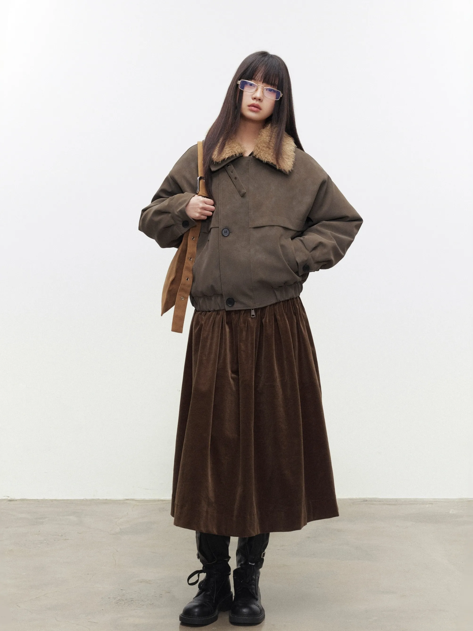 Ретро-жакет из хлопка цвета чайной коричневости, модная рабочая одежда, утепленный, с меховым воротником, универсальная модная верхняя одежда, женская одежда
Ретро-жакет из хлопка цвета чайной коричневости, модная рабочая одежда, утепленный, с меховым воротником, универсальная модная верхняя одежда, женская одежда