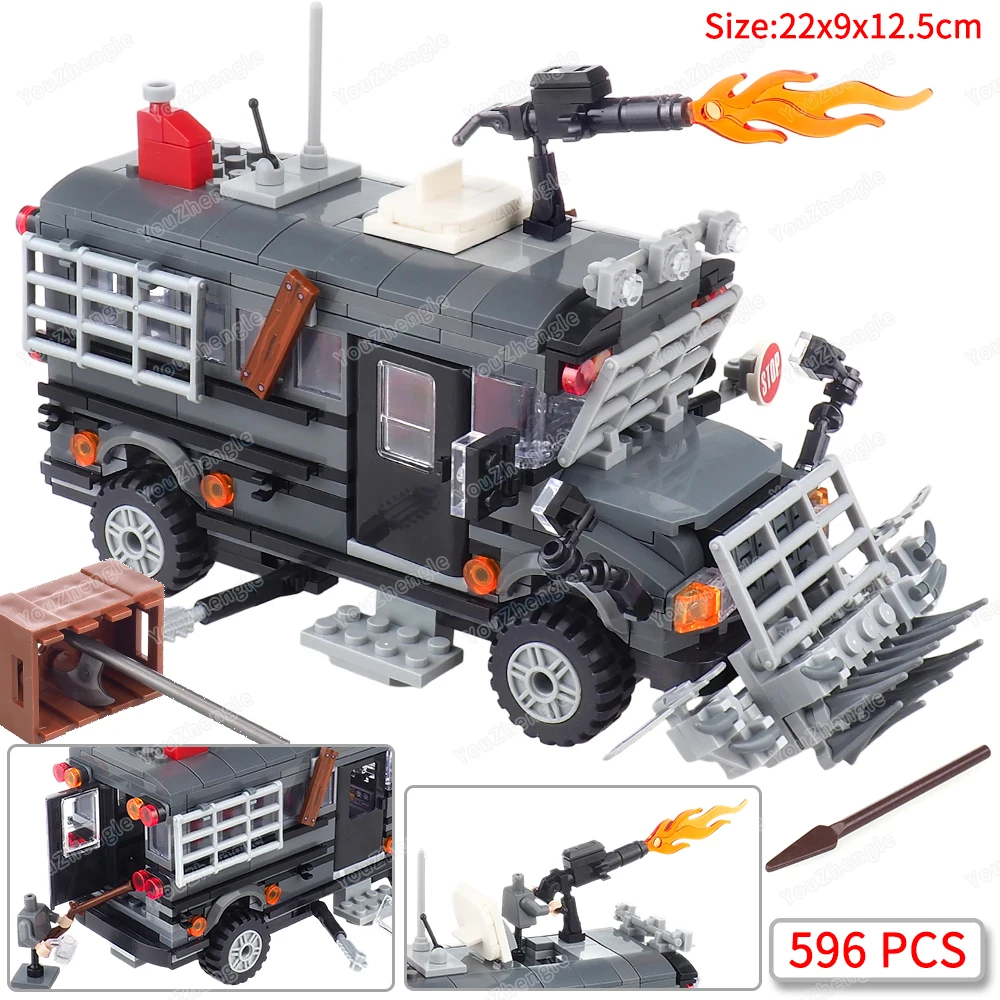 Апокалипсис, бронеавтомобиль, темно-серый автобус, строительный блок, MOCфигурки, оружие, бронеавтомобиль для побега, оборудование, сцена, модель, подарочная игрушка
Апокалипсис, бронеавтомобиль, темно-серый автобус, строительный блок, MOCфигурки, оружие, бронеавтомобиль для побега, оборудование, сцена, модель, подарочная игрушка