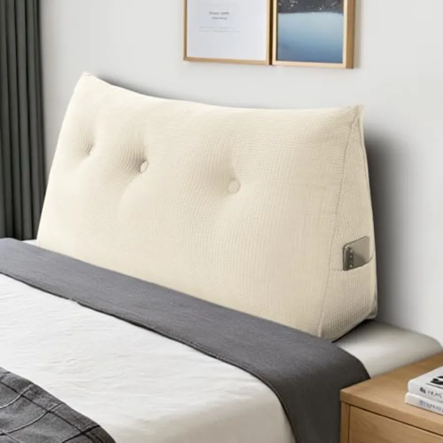Soft Headboard Pillow Size Wall Backrest Wedge Pillow Headboard XL Reading Backboard Pillows Large Dorm Daybed Bolster Pillows
Soft Headboard Pillow Size Wall Backrest Wedge Pillow Headboard XL Reading Backboard Pillows Large Dorm Daybed Bolster Pillows