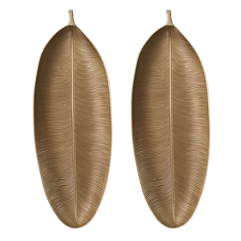 2X Nordic Decorative Tray Gold Leaves Shape Serving Tray Jewelry Pallet Fruit Snack Dish Table Storage Organizer (Large)
2X Nordic Decorative Tray Gold Leaves Shape Serving Tray Jewelry Pallet Fruit Snack Dish Table Storage Organizer (Large)