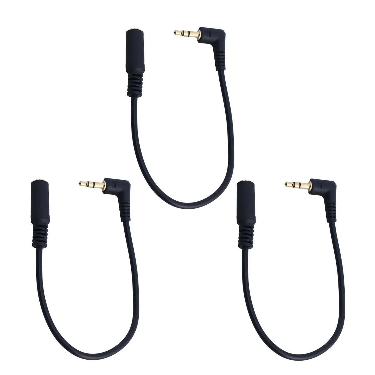 3 Pcs Extension Cable 3.5mm Headphone Extension Cable Male to Female Headphone Elbow Cord Durable TPE Premium Sound
3 Pcs Extension Cable 3.5mm Headphone Extension Cable Male to Female Headphone Elbow Cord Durable TPE Premium Sound