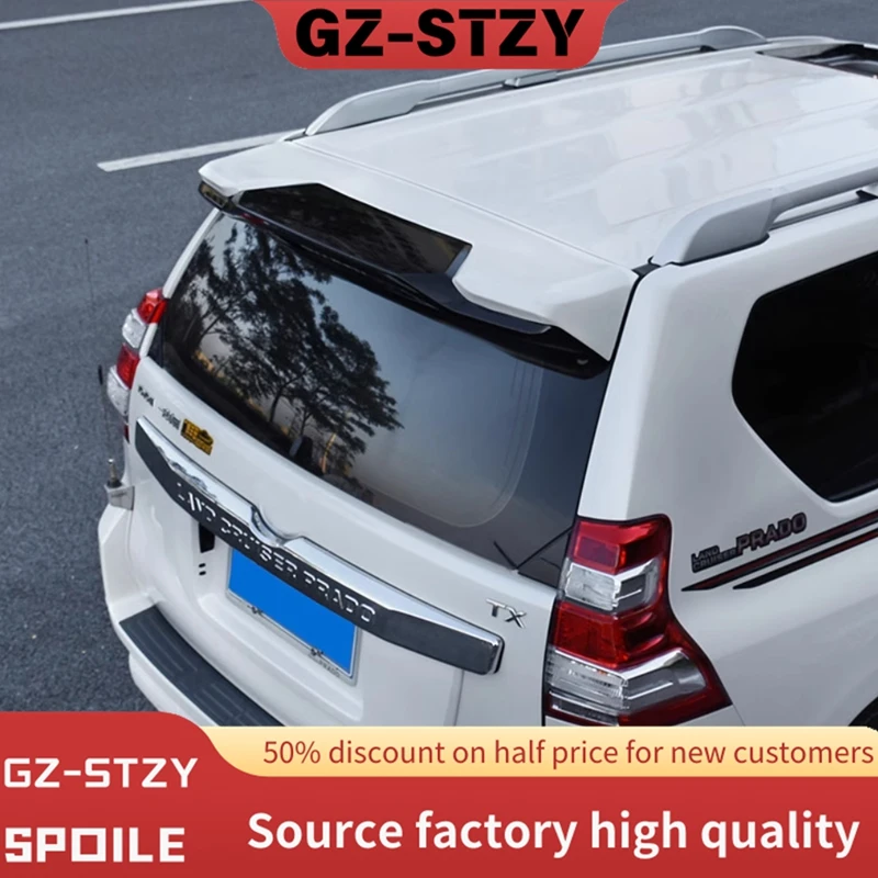 ABS Plastic Black White Color Rear Trunk Boot Wing Spoiler For Toyota Cruiser Prado FJ150 FJ 150 2010-2018
ABS Plastic Black White Color Rear Trunk Boot Wing Spoiler For Toyota Cruiser Prado FJ150 FJ 150 2010-2018