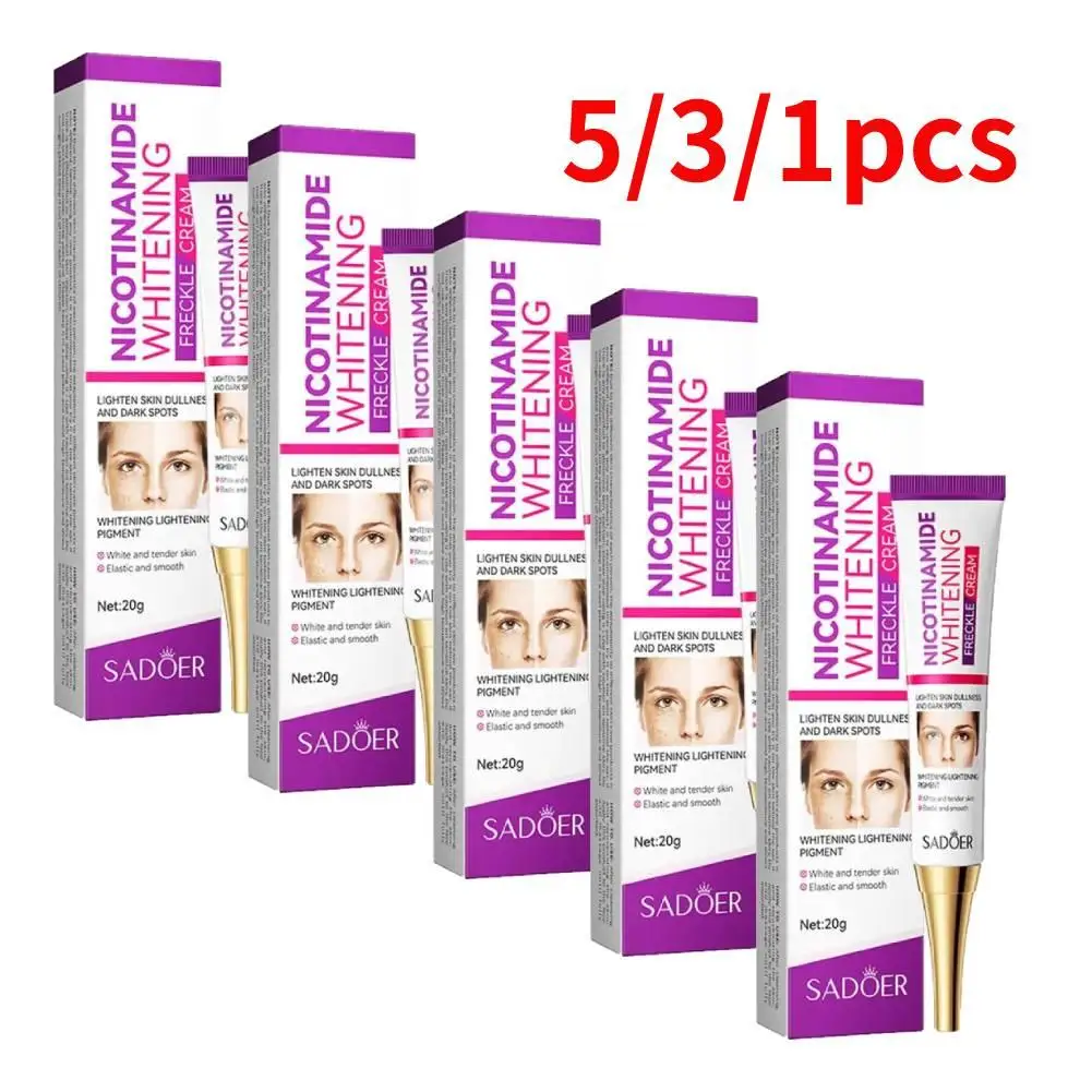 5/3/1pcs Nicotinamide Whitening Freckles Cream Remove Melasma Dark Spot Acne Marks Brightens Skin Tone Face Skin Care
5/3/1pcs Nicotinamide Whitening Freckles Cream Remove Melasma Dark Spot Acne Marks Brightens Skin Tone Face Skin Care