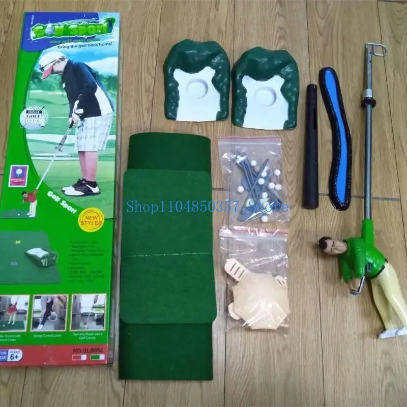 652F Minitype Golfer Set Набор аксессуаров для гольфа Поле для гольфа в помещении Игра в подарок для детей
652F Minitype Golfer Set Набор аксессуаров для гольфа Поле для гольфа в помещении Игра в подарок для детей