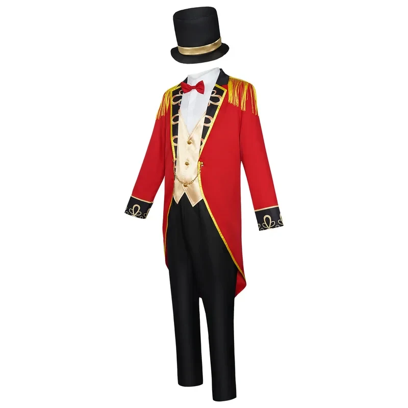 Circus Ringmaster Mens Cosplay Uniforms Medieval Vintage Coat Stand Collar Jackt FD1;6
Circus Ringmaster Mens Cosplay Uniforms Medieval Vintage Coat Stand Collar Jackt FD1;6
