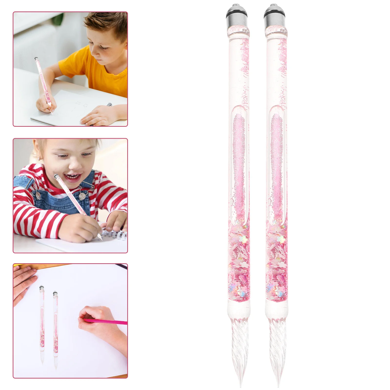 2Pcs Glass Dip Pen Set Crystal Clear Elegant Handmade Vintage Calligraphy Drawing Writing Signature Decorative Gift
2Pcs Glass Dip Pen Set Crystal Clear Elegant Handmade Vintage Calligraphy Drawing Writing Signature Decorative Gift