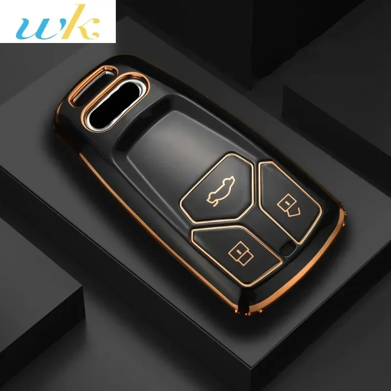 NEW TPU Car Key Case Cover Bag For Audi Q3 A4 A5 Q5 Q7 SQ7 8W S4 S5 TT TTS 8S RS TFSI Keyless Shell Housing Accessories
NEW TPU Car Key Case Cover Bag For Audi Q3 A4 A5 Q5 Q7 SQ7 8W S4 S5 TT TTS 8S RS TFSI Keyless Shell Housing Accessories