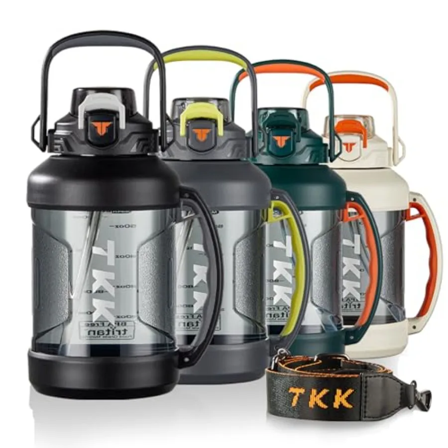 Half Gallon Water Jug Sport Bottle with Straw 2 in 1 Lid Dishwasher Safe BPA Free Leakproof Large Capacity Tritan Plastic Bottl
Half Gallon Water Jug Sport Bottle with Straw 2 in 1 Lid Dishwasher Safe BPA Free Leakproof Large Capacity Tritan Plastic Bottl