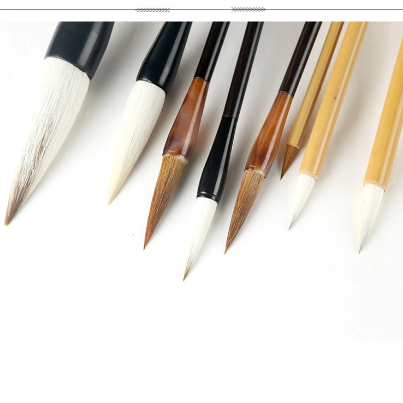 Chinese Calligraphy Regular Script Writing Brush Chinese Painting Claborate-style Painting Brush Beginners Calligraphy Brush Pen
Chinese Calligraphy Regular Script Writing Brush Chinese Painting Claborate-style Painting Brush Beginners Calligraphy Brush Pen