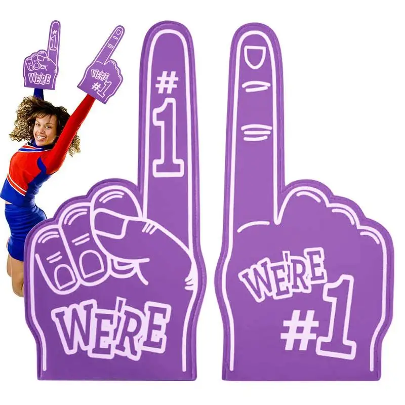 18 inches Foam Finger Number 1 Sports Foam Fan Finger For Cheerleading Inspiring Colorful And Comfortable Sports Fan Accessories
18 inches Foam Finger Number 1 Sports Foam Fan Finger For Cheerleading Inspiring Colorful And Comfortable Sports Fan Accessories