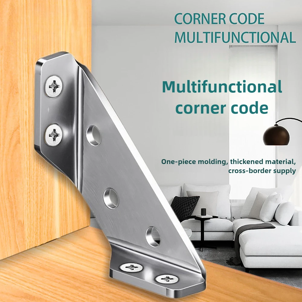Stainless Steel Multi-Functional Corner Brackets - Tri-Sided Support for Cabinet and Furniture Connections
Stainless Steel Multi-Functional Corner Brackets - Tri-Sided Support for Cabinet and Furniture Connections