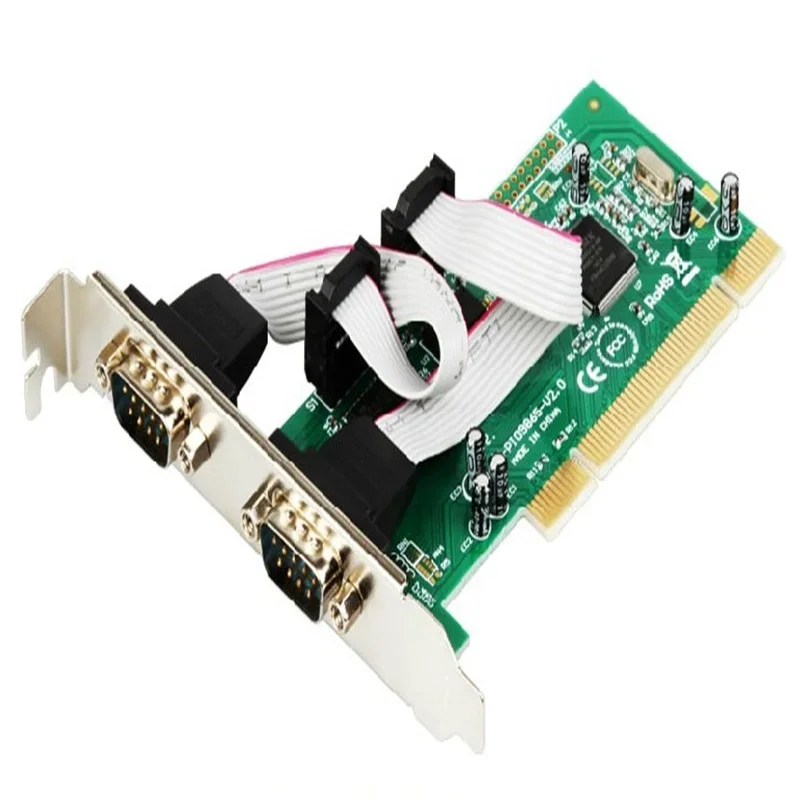 2-портовый последовательный порт RS232 RS-232 COM DB9 в адаптер карты PCI, конвертер MCS 9865, последовательная промышленность
2-портовый последовательный порт RS232 RS-232 COM DB9 в адаптер карты PCI, конвертер MCS 9865, последовательная промышленность