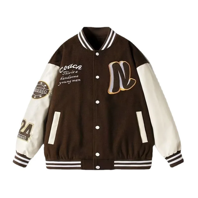 Men's Letter Printing Patchwork Baseball Jacket Coat New Embroidered Suit Street Cool Men Clothing
Men's Letter Printing Patchwork Baseball Jacket Coat New Embroidered Suit Street Cool Men Clothing