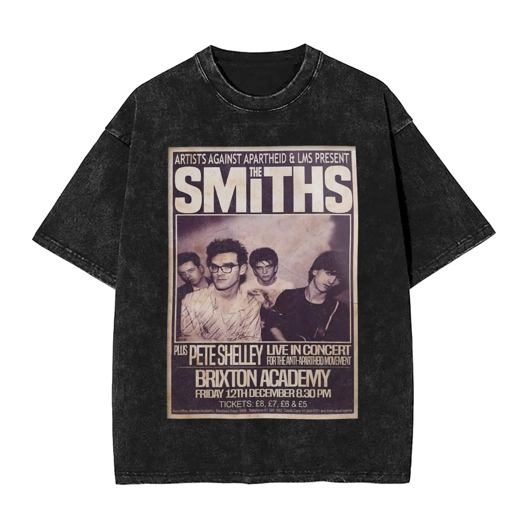 The Smiths 1986 The Final Concert Men T Shirt Washed Cool Tees Short Sleeve Crew Neck T-Shirt Pure Cotton Gift Idea Clothing
The Smiths 1986 The Final Concert Men T Shirt Washed Cool Tees Short Sleeve Crew Neck T-Shirt Pure Cotton Gift Idea Clothing