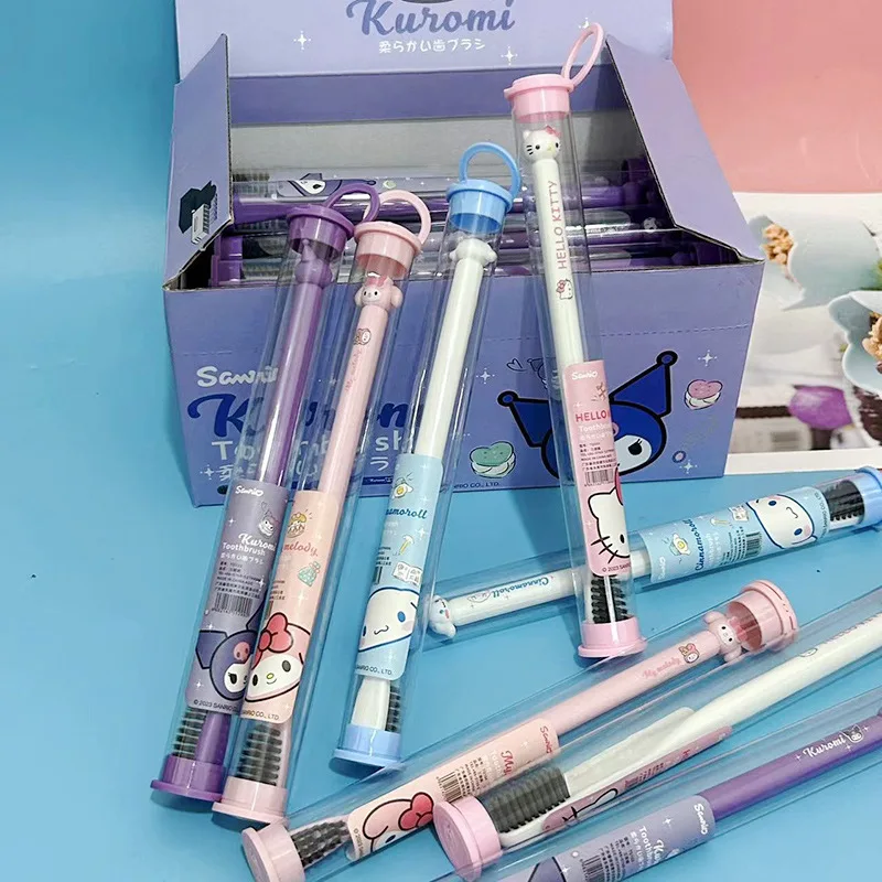 Kawaii Hello Kitty My Melody Kuromi Adult Soft Bristle Toothbrush Anime Sanrio Girl's Heart Clean Teeth Household Toothbrush
Kawaii Hello Kitty My Melody Kuromi Adult Soft Bristle Toothbrush Anime Sanrio Girl's Heart Clean Teeth Household Toothbrush
