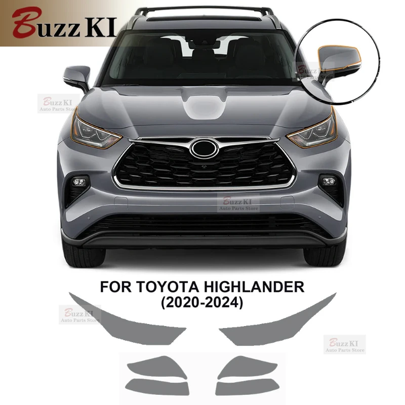 TPU for Toyota Highlander 2020-2024 Pre Cut Paint Protection Film Clear Kit Bra 8.5mil Car Headlight Rearview Anti-scratch Film
TPU for Toyota Highlander 2020-2024 Pre Cut Paint Protection Film Clear Kit Bra 8.5mil Car Headlight Rearview Anti-scratch Film