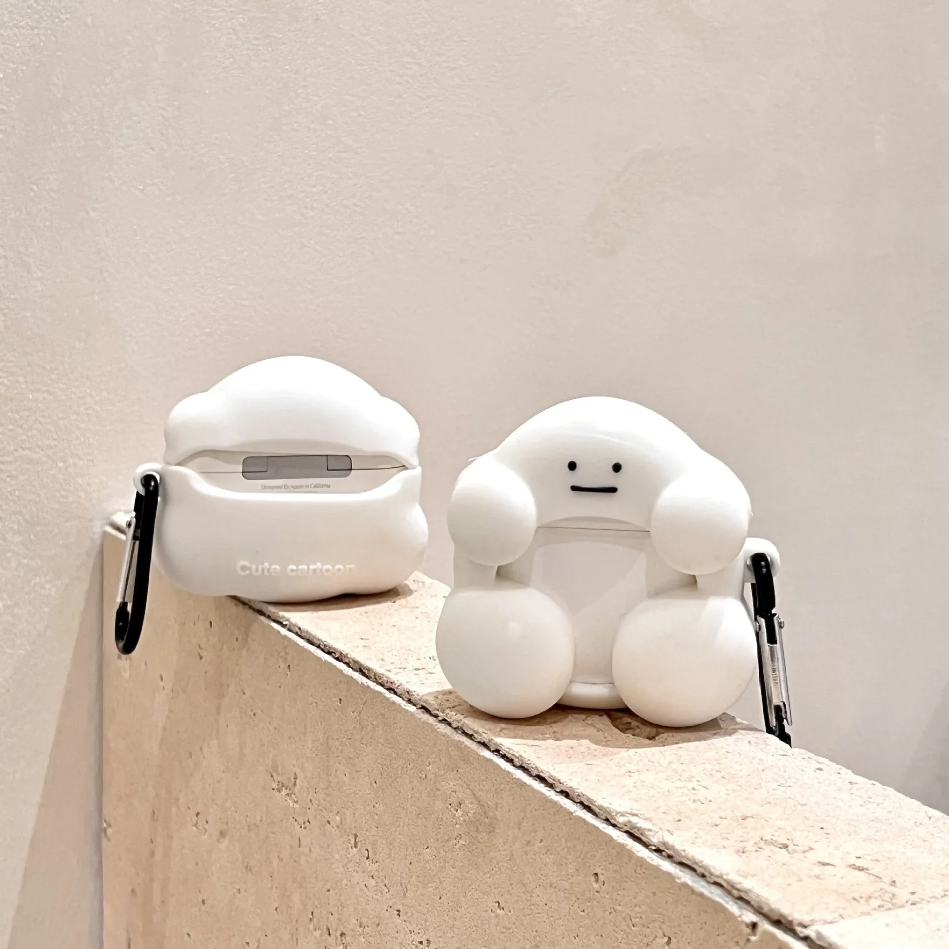 White Cute Cartoon Case for AirPods 4 Airpod 1 2 3 Pro Pro2 Bluetooth Earbuds Charging Box Protective Earphone Case Cover
White Cute Cartoon Case for AirPods 4 Airpod 1 2 3 Pro Pro2 Bluetooth Earbuds Charging Box Protective Earphone Case Cover