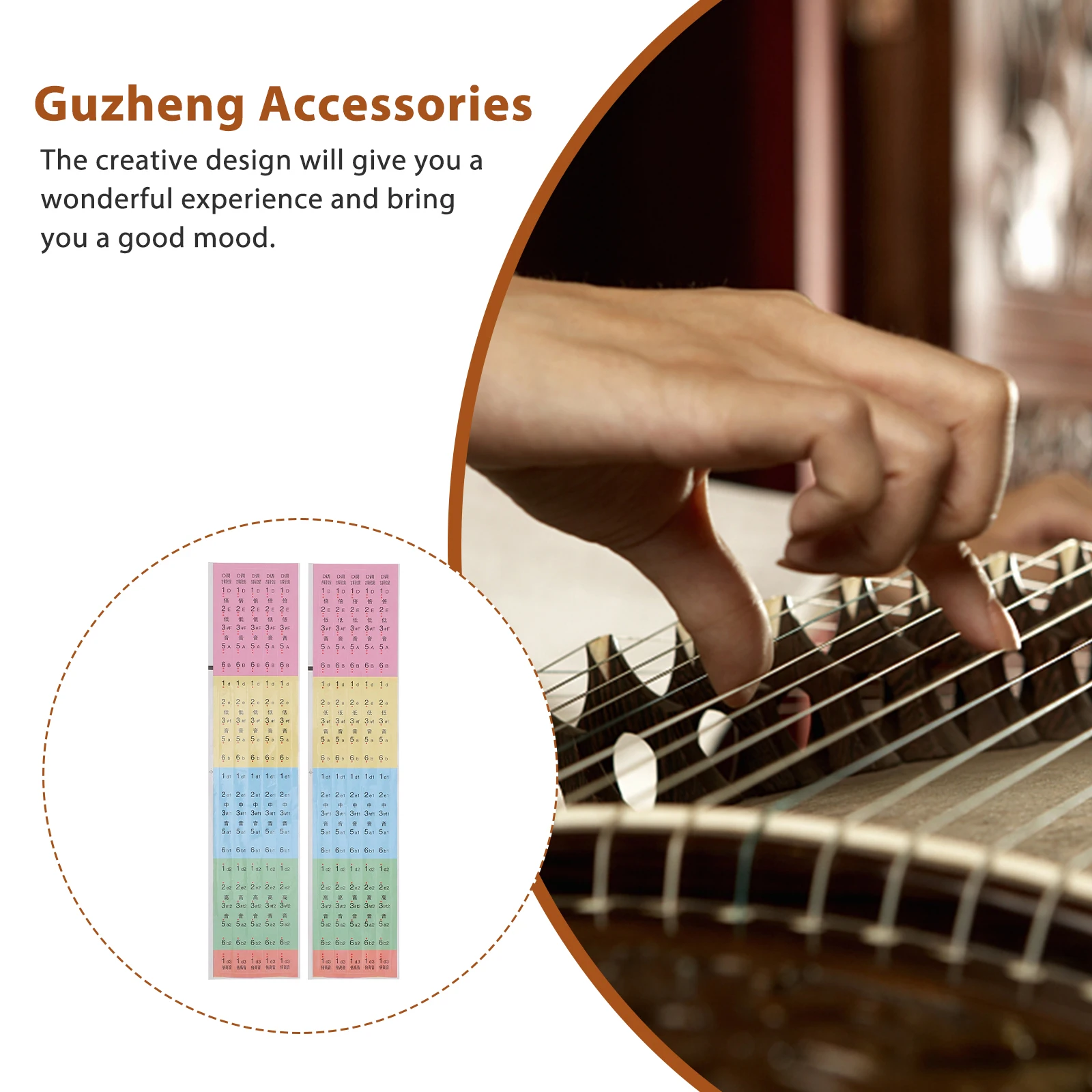 2pcs Guzheng Scale Sticker String Positioning Decal No Residue Glue Light Weight Practical Accessory For Beginners Learning Tool
2pcs Guzheng Scale Sticker String Positioning Decal No Residue Glue Light Weight Practical Accessory For Beginners Learning Tool