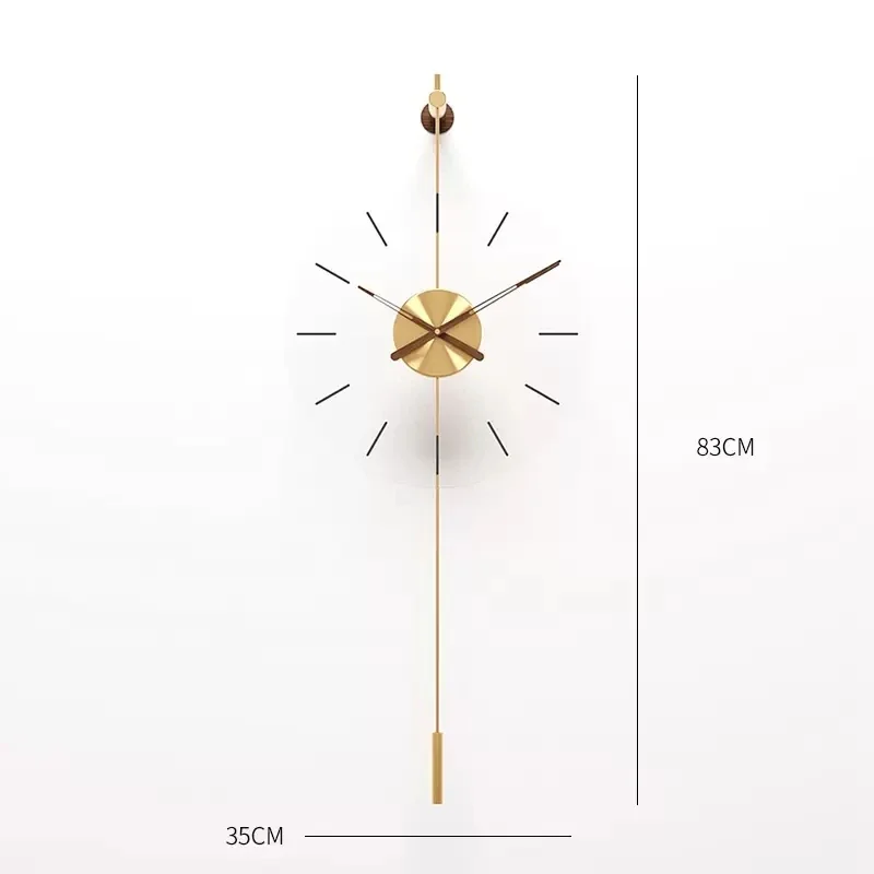 Extremely simple wall clock living room light luxury Nordic home silent fashion modern creative personalized art clock
Extremely simple wall clock living room light luxury Nordic home silent fashion modern creative personalized art clock