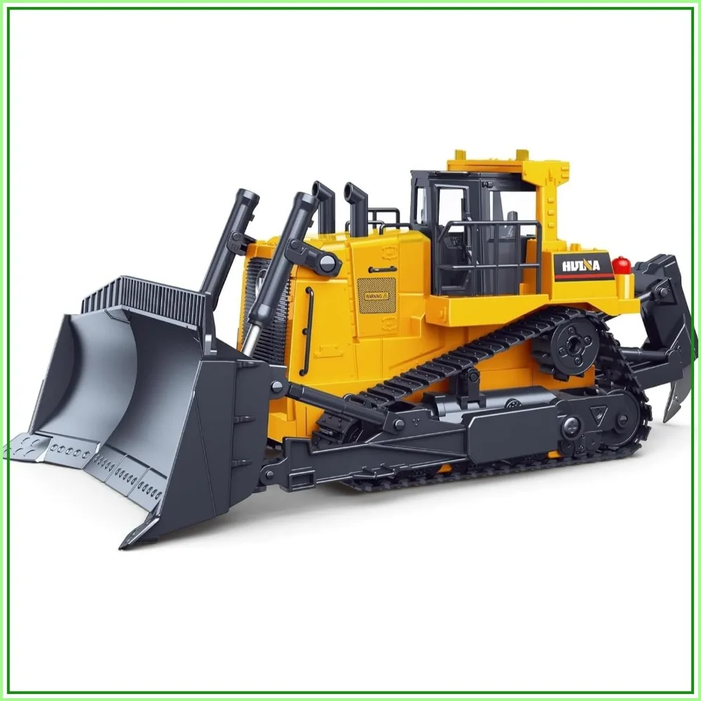 1/16 RC Bulldozer 2.4Ghz 11 Channel Front Loader with Light and Sound for Ages 6+
1/16 RC Bulldozer 2.4Ghz 11 Channel Front Loader with Light and Sound for Ages 6+