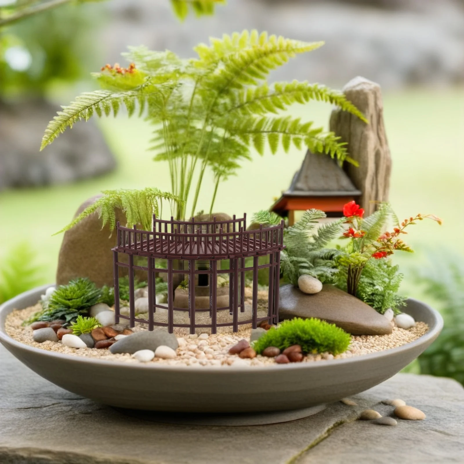 Miniature Bridge for Garden Pathway - Classic Ancient Arch Design Bonsai Decoration Outdoor Landscape Ornament Terrarium
Miniature Bridge for Garden Pathway - Classic Ancient Arch Design Bonsai Decoration Outdoor Landscape Ornament Terrarium