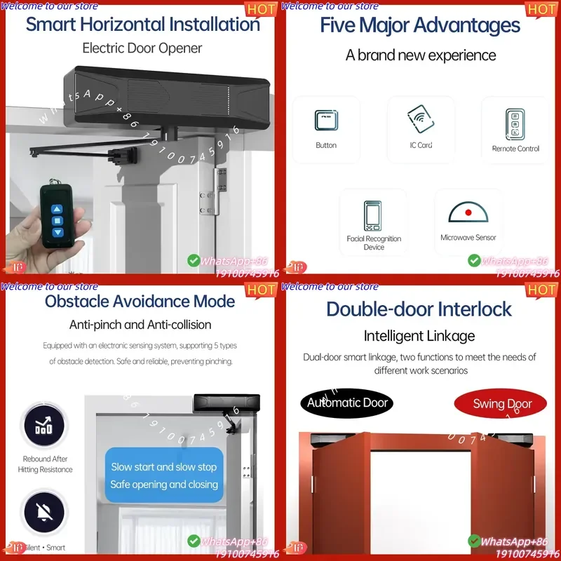 CE Certificate Industrial Electric Automatic Door Operator Automatic Door Open Closed System Automatic Swing Door Operators
CE Certificate Industrial Electric Automatic Door Operator Automatic Door Open Closed System Automatic Swing Door Operators