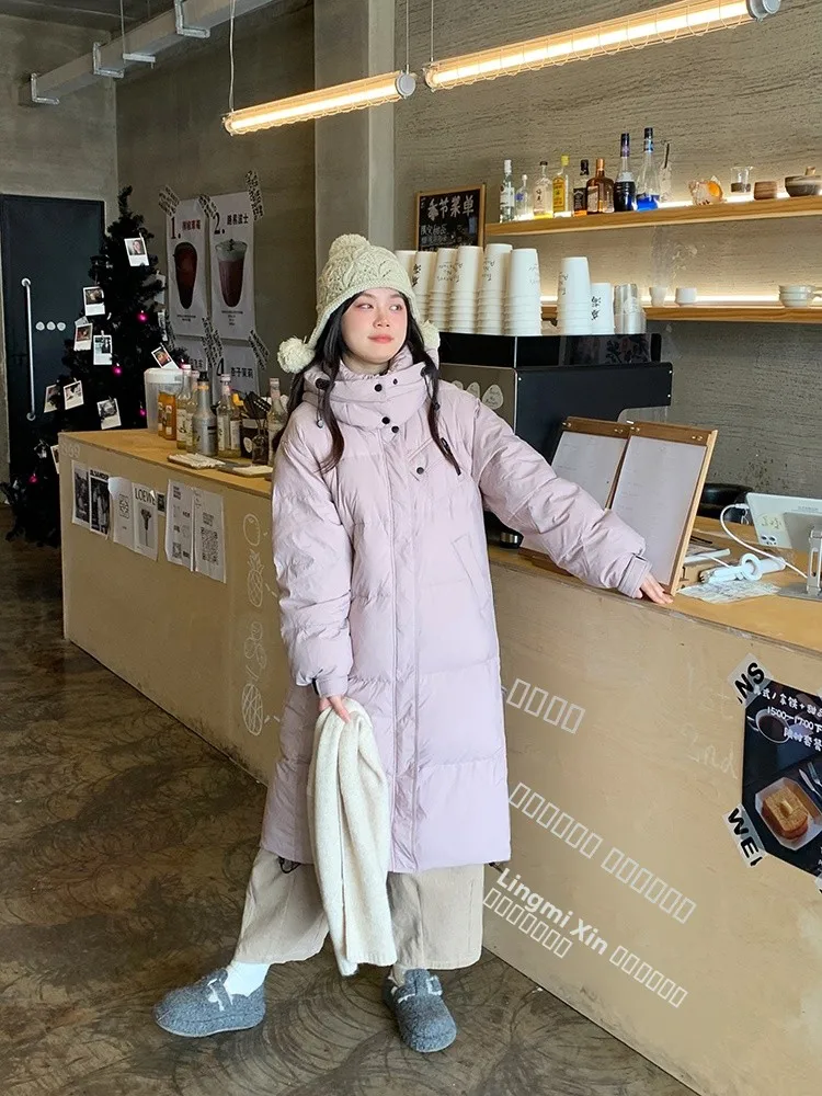 plus Size Women's Long down Jaet Thiened Floing Hooded Du Feather Warm Winter Coat for Plump Ladies Commute Sle
plus Size Women's Long down Jaet Thiened Floing Hooded Du Feather Warm Winter Coat for Plump Ladies Commute Sle
