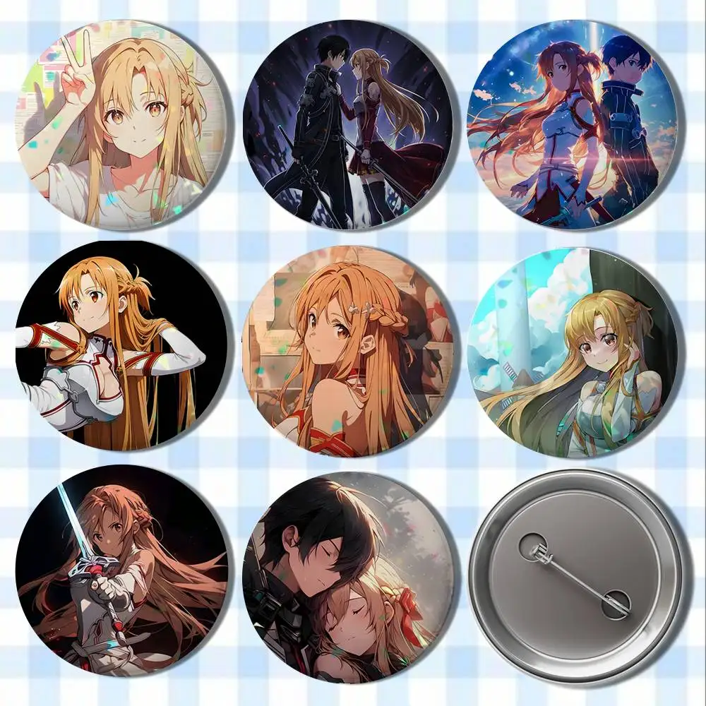 Asuna Kirito Anime Badges Button Round Creative Pin Brooch Badge Bag Decor Accessories Fans Collect Friends Gifts
Asuna Kirito Anime Badges Button Round Creative Pin Brooch Badge Bag Decor Accessories Fans Collect Friends Gifts