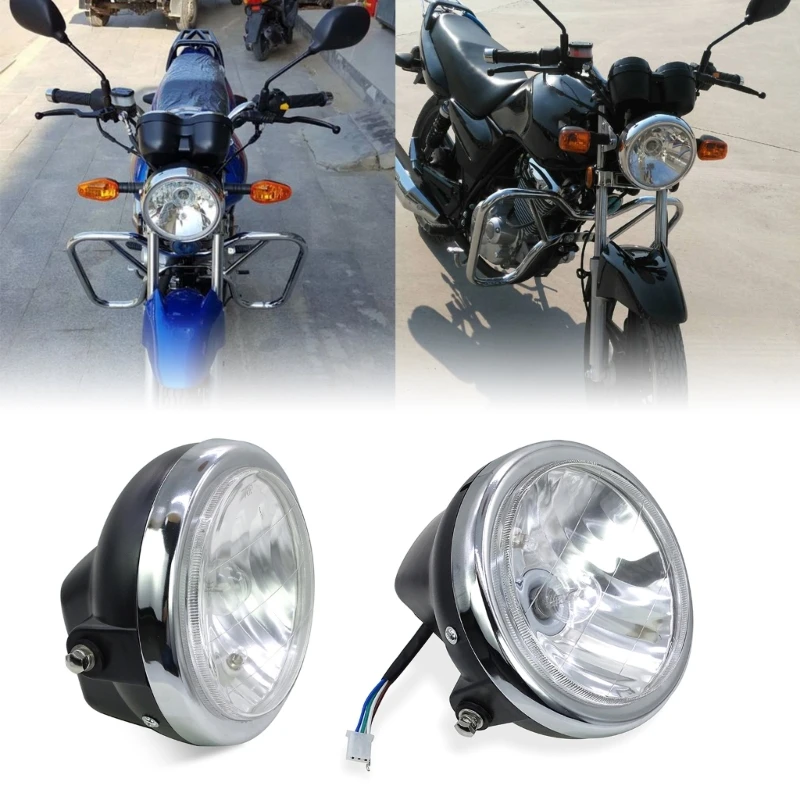 Motorcycle Replacement Headlight for EN125 Motorbike Headlamp Assembly Modification Accessory Front Head Light Lamp D7YA
Motorcycle Replacement Headlight for EN125 Motorbike Headlamp Assembly Modification Accessory Front Head Light Lamp D7YA