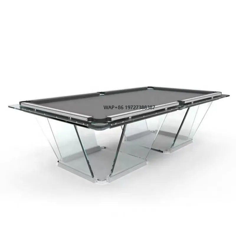 Factory Customized 7ft 8ft 9ft Indoor Sports Glass Table Tennis Foosball Billiards for Family Game Room Cushion Material Slate
Factory Customized 7ft 8ft 9ft Indoor Sports Glass Table Tennis Foosball Billiards for Family Game Room Cushion Material Slate