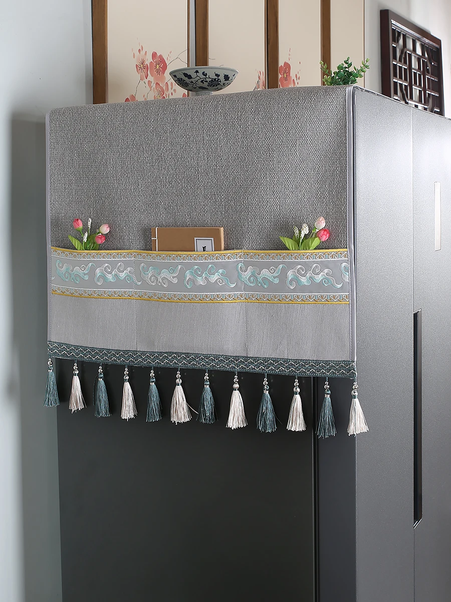 2024 New Dustproof Cover Cloth Single Double Door Refrigerator Storage Luxury High End above Waing hine Dust Cover
2024 New Dustproof Cover Cloth Single Double Door Refrigerator Storage Luxury High End above Waing hine Dust Cover