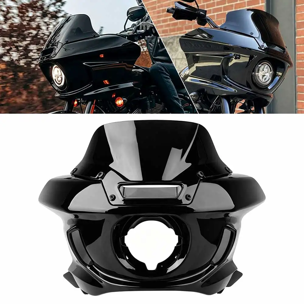 ABS Front Headlight Fairing Windshield Windscreen Cover Fits For Harley Softail Low Rider ST 22-24 El Diablo 2022 FXLRST FXRST
ABS Front Headlight Fairing Windshield Windscreen Cover Fits For Harley Softail Low Rider ST 22-24 El Diablo 2022 FXLRST FXRST