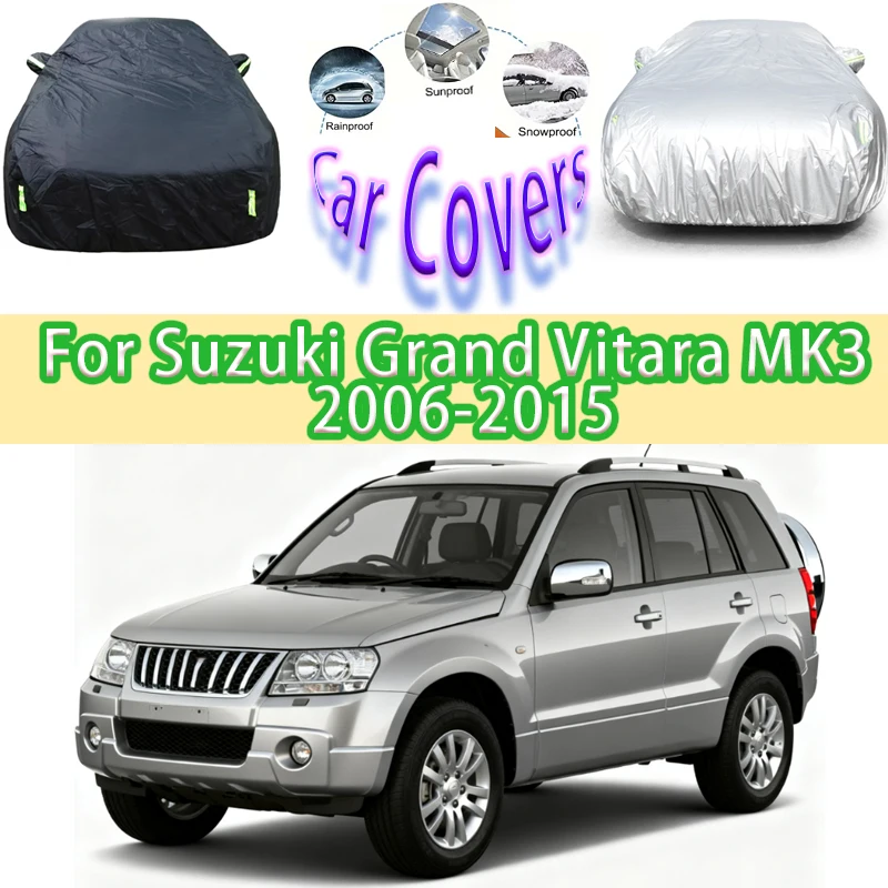 For Suzuki Grand Vitara MK3 Outdoor Protection Full Car Covers Snow Cover Sunshade Waterproof Dustproof Exterior Car accessories
For Suzuki Grand Vitara MK3 Outdoor Protection Full Car Covers Snow Cover Sunshade Waterproof Dustproof Exterior Car accessories