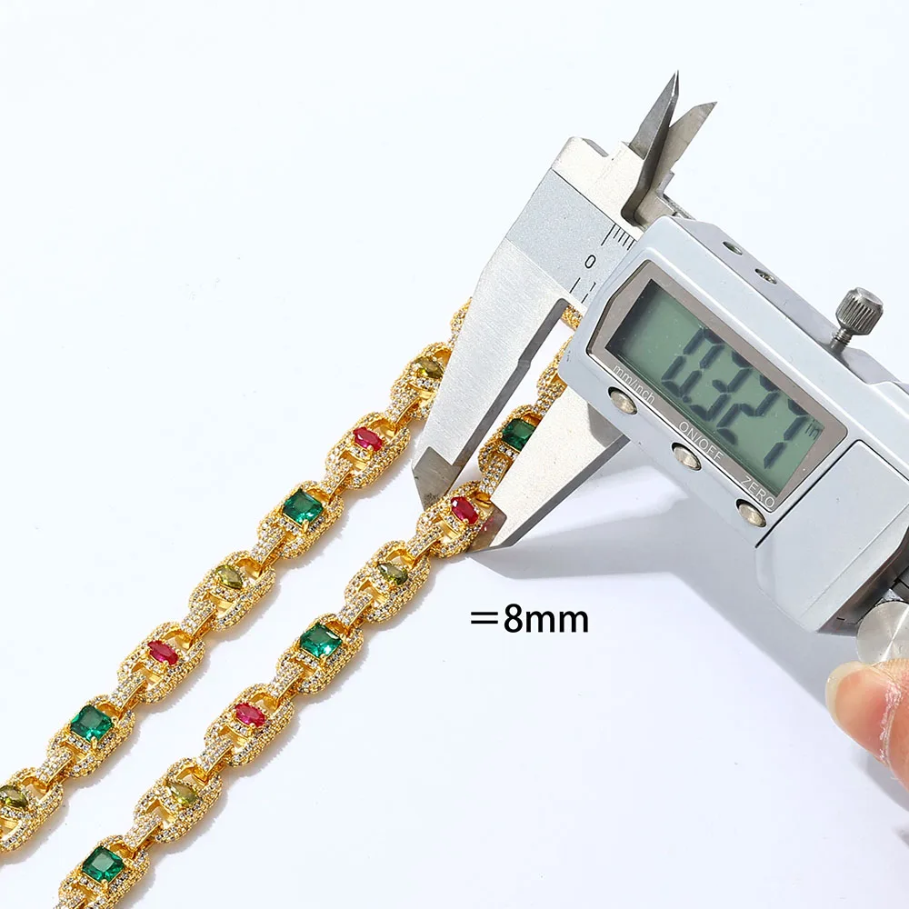 Geometric Various Shaped Rainbow Necklace Cubic Zirconia Rhodium Plated Iced Out Bling Men Hip Hop Cuban Chain Necklace
Geometric Various Shaped Rainbow Necklace Cubic Zirconia Rhodium Plated Iced Out Bling Men Hip Hop Cuban Chain Necklace