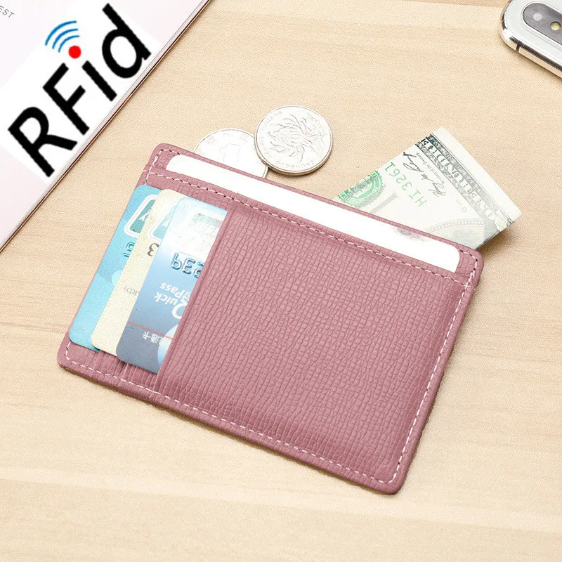 RFID Ultra-Thin Genuine Leather Credit ID Card Holder Women Men Small Coin Wallet Portable Clutch Bag Fashion Purses Organizer
RFID Ultra-Thin Genuine Leather Credit ID Card Holder Women Men Small Coin Wallet Portable Clutch Bag Fashion Purses Organizer