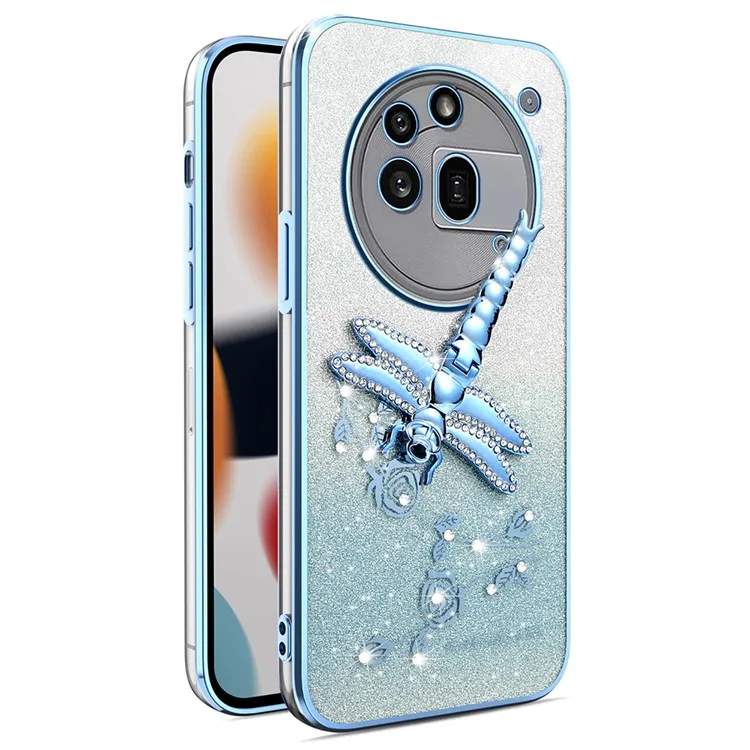 KADEM For Nothing Phone (3a) Pro Case Dragonfly Kickstand TPU Flowers Glitter Phone Cover - Blue
KADEM For Nothing Phone (3a) Pro Case Dragonfly Kickstand TPU Flowers Glitter Phone Cover - Blue