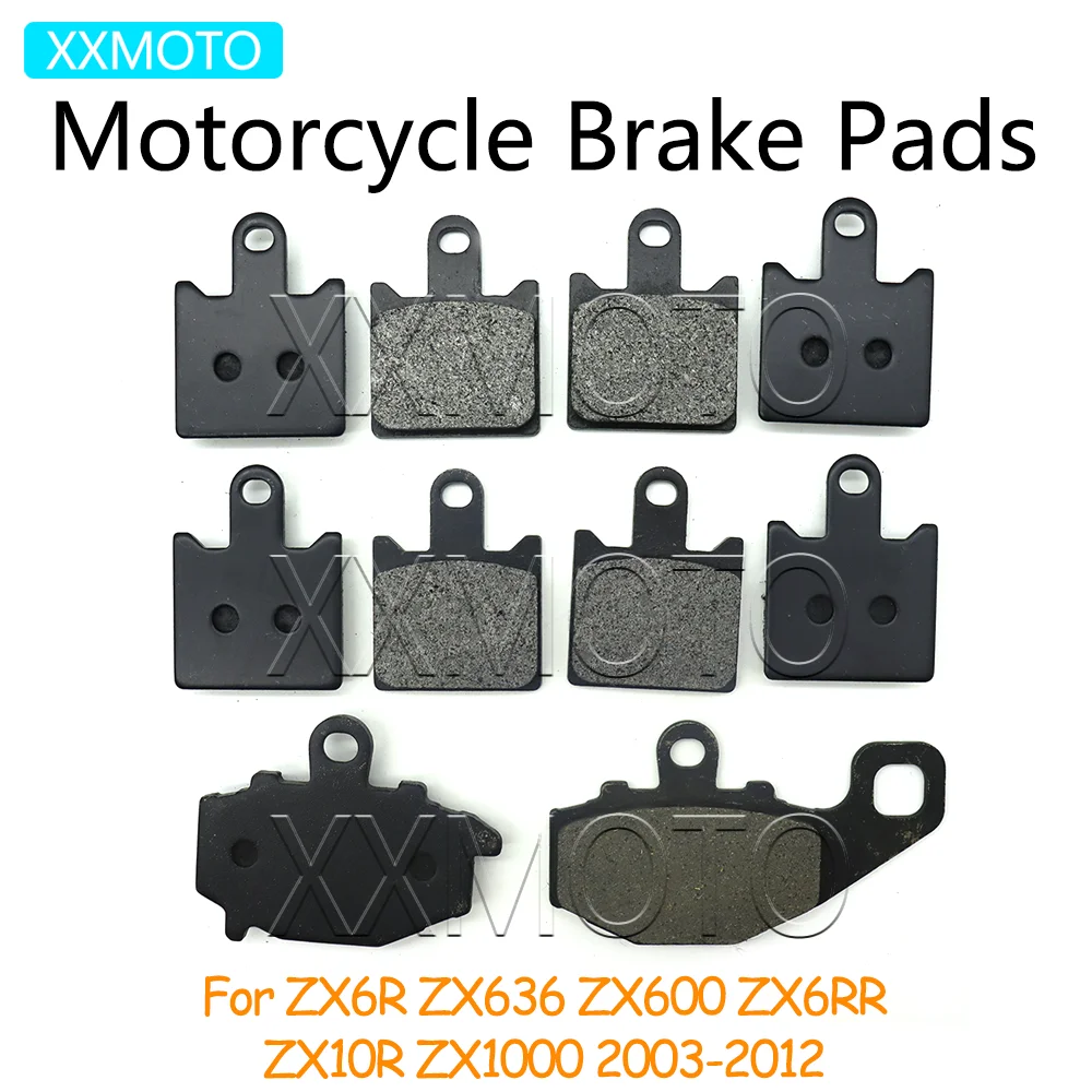 For KAWASAKI ZX6R ZX636 ZX600 ZX 636 600 ZX6RR ZX10R ZX1000 ZX-6R ZX-6RR ZX-10R ZX 6R 6RR 10R Motorcycle Front Rear Brake Pads
For KAWASAKI ZX6R ZX636 ZX600 ZX 636 600 ZX6RR ZX10R ZX1000 ZX-6R ZX-6RR ZX-10R ZX 6R 6RR 10R Motorcycle Front Rear Brake Pads