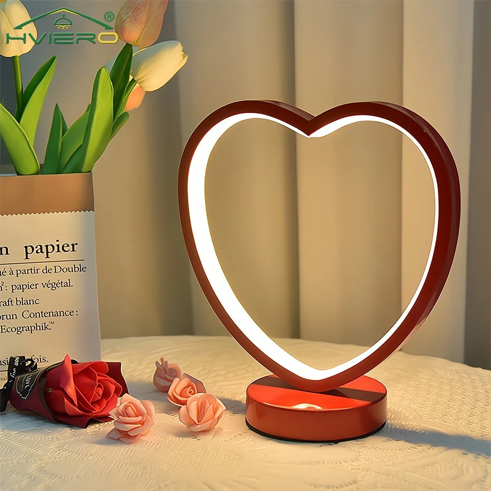 Wedding Heart Shape Love Led Table Small Book Night Bedroom Bedside Room Light Valentine's Day Gift Newly Married Red Desk Lamp
Wedding Heart Shape Love Led Table Small Book Night Bedroom Bedside Room Light Valentine's Day Gift Newly Married Red Desk Lamp