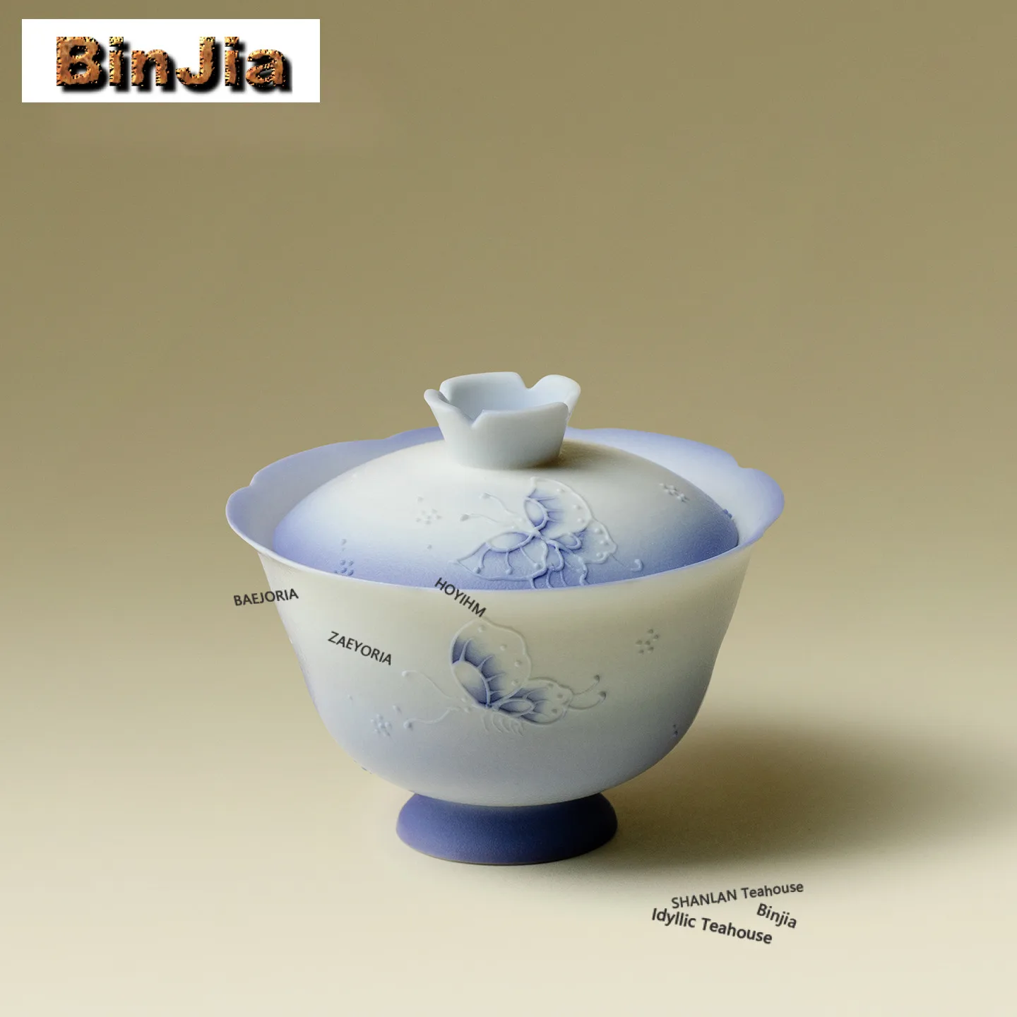 120ml Mist Of The Tides Butterfly Gaiwan Aesthetic Tea Tureen Tea Bowl With Lid Kit Tea Maker Cover Bowl Drinkware Decoration
120ml Mist Of The Tides Butterfly Gaiwan Aesthetic Tea Tureen Tea Bowl With Lid Kit Tea Maker Cover Bowl Drinkware Decoration