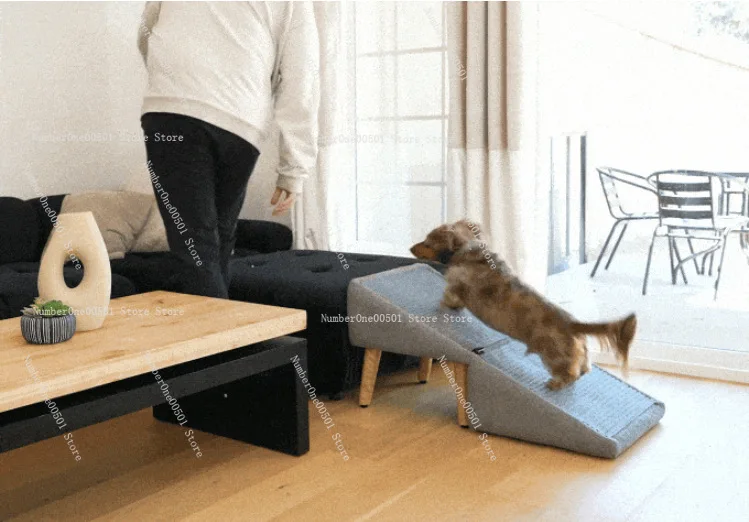 Split dog staircase ramp dual-purpose wooden footstool suitable for large, medium and small dogs
Split dog staircase ramp dual-purpose wooden footstool suitable for large, medium and small dogs