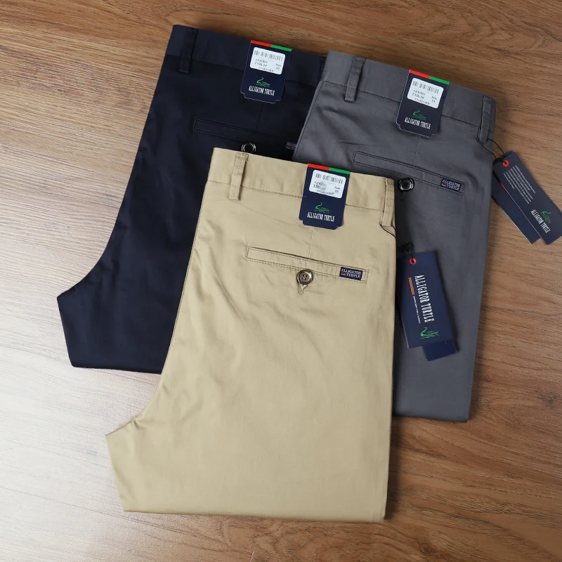 High Waist Straight Leg Cotton Casual Pants Men's Summer Thin Elastic Busin Trousers Comfortable Breathable Anti-Bacterial
High Waist Straight Leg Cotton Casual Pants Men's Summer Thin Elastic Busin Trousers Comfortable Breathable Anti-Bacterial