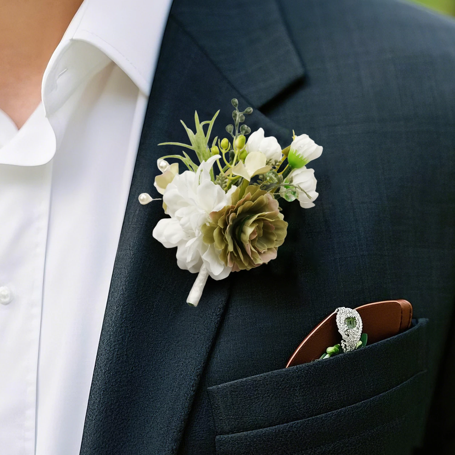 Uflower, бело-зеленая бутоньерка для жениха, искусственные цветы для свадьбы, выпускного вечера, выпускного вечера, юбилея, выпускного
Uflower, бело-зеленая бутоньерка для жениха, искусственные цветы для свадьбы, выпускного вечера, выпускного вечера, юбилея, выпускного