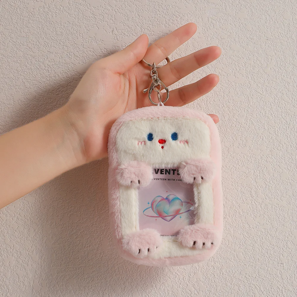 Cute Cat Card Cover Plush ID Credit Case Bag With Pendant Fluffy Bus Card Protector Case Cartoon Animals Korean Photocard Holder
Cute Cat Card Cover Plush ID Credit Case Bag With Pendant Fluffy Bus Card Protector Case Cartoon Animals Korean Photocard Holder